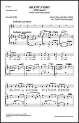 Silent Night SSA choral sheet music cover